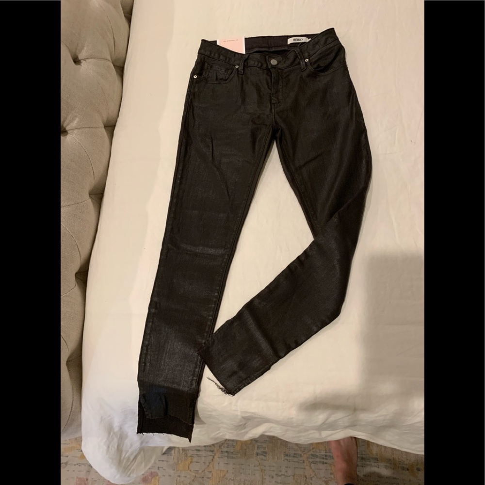 Reiko wax textured jeans